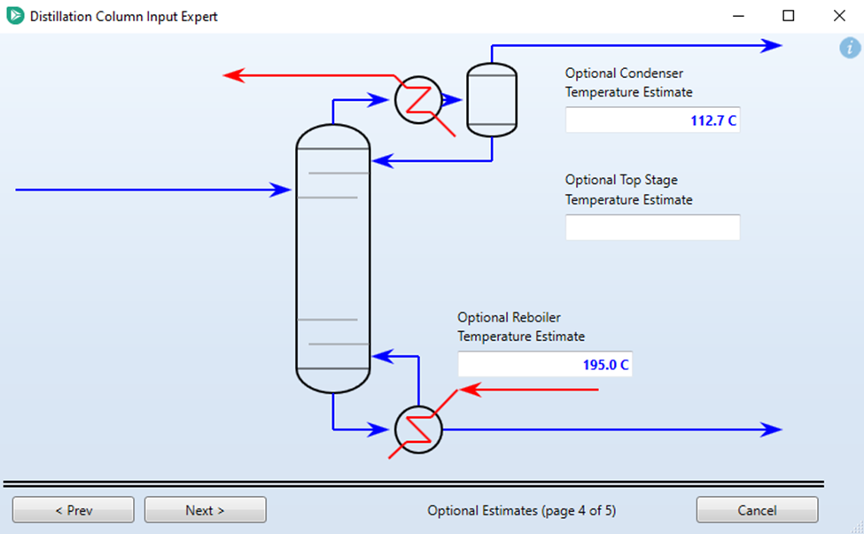 Temperature settings